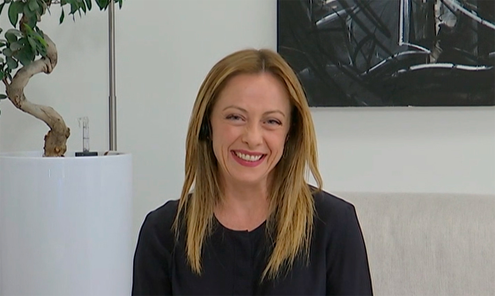 Giorgia Meloni dl Rilancio
