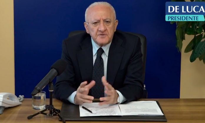 De Luca giunta regionale della Campania