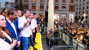 Matteo Salvini a Napoli