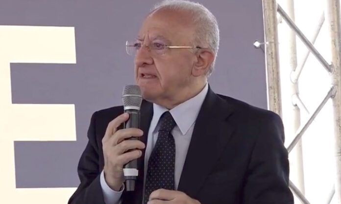Il governatore Vincenzo De Luca