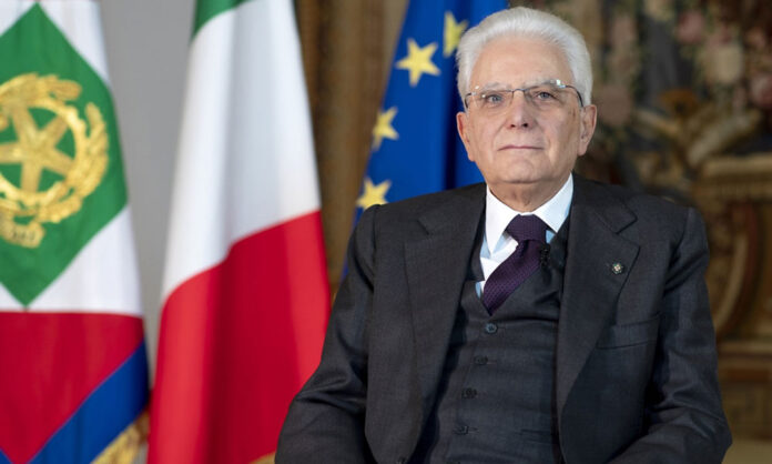 Il presidente Sergio Mattarella
