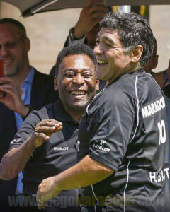Pelé e Diego Armando Maradona