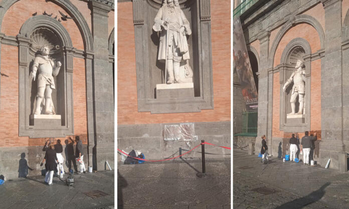 I danni al Palazzo Reale